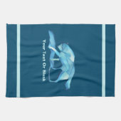 Linge De Cuisine Loup bleu (Horizontal)