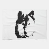 Linge De Cuisine Loup d'art pop (Horizontal)