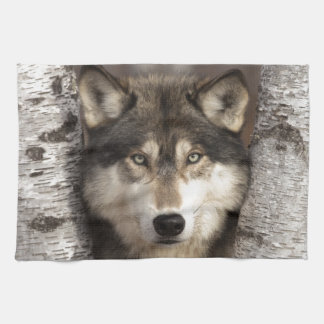 Linge De Cuisine Loup de bois de construction par JIM Zuckerman