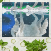 Linge De Cuisine Loup de l'Arctique, Aurora et l'art de la faune de (Plié)