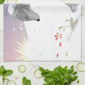 Linge De Cuisine Loup d'hiver (Plié)