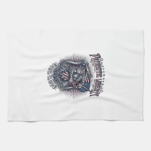 Linge De Cuisine Loup-garou patriotique Patriote Horreur Monstre Pa