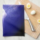 Linge De Cuisine Loup, Lune et Nuit Bleue (Quart Plié)