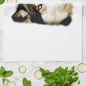 Linge De Cuisine Loup motivationnel unique (Plié)