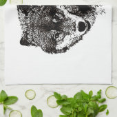 Linge De Cuisine Loup sauvage (Plié)