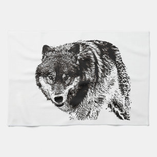 Linge De Cuisine Loup sauvage