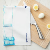 Linge De Cuisine Loup solitaire dans WInter (Quart Plié)