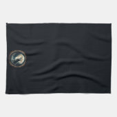 Linge De Cuisine Loup vintage et lune classique (Horizontal)