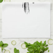 Linge De Cuisine Loutre de rivière (schéma) (Plié)