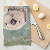 Linge De Cuisine Loutres de mer (Quart Plié)