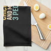 Linge De Cuisine Louvain de poulet | J'Aime Les Poulets (Quart Plié)