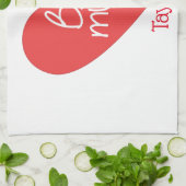 Linge De Cuisine Lovable Red Heart Be Mine (Plié)