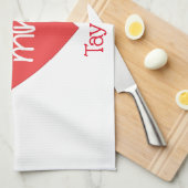 Linge De Cuisine Lovable Red Heart Be Mine (Quart Plié)