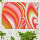 Linge De Cuisine Love and Gold Abstrait 3D Rainbowart (Plié)