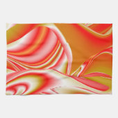 Linge De Cuisine Love and Gold Abstrait 3D Rainbowart (Horizontal)