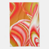 Linge De Cuisine Love and Gold Abstrait 3D Rainbowart (Vertical)