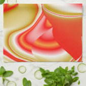 Linge De Cuisine Love and Gold Abstrait 3D Rainbowart (Plié)