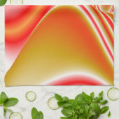 Linge De Cuisine Love and Gold Abstrait 3D Rainbowart (Plié)