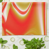 Linge De Cuisine Love and Gold Abstrait 3D Rainbowart (Plié)