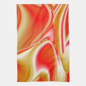 Linge De Cuisine Love and Gold Abstrait 3D Rainbowart (Vertical)