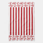 Linge De Cuisine Love Arrows And Hearts (Vertical)