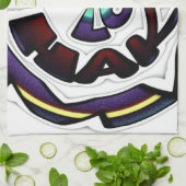 Linge De Cuisine Love Hakuna Matata Art Imprimer (Plié)