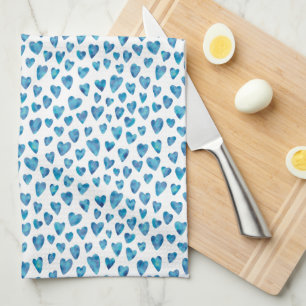 Linge De Cuisine Love Heart motif