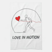 Linge De Cuisine Love In Motion Minimalist Line Art Slogan Tee (Vertical)