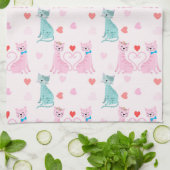 Linge De Cuisine Love Kitties (Plié)