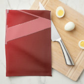 Linge De Cuisine Love Romance Rouge rose (Quart Plié)