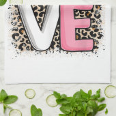 Linge De Cuisine Love Volleyball Empreinte de léopard Filles Volley (Plié)