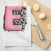 Linge De Cuisine Love Volleyball Empreinte de léopard Filles Volley (Quart Plié)