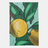 Linge De Cuisine Lovely Lemons Four Mitt et Pot Holders (Vertical)