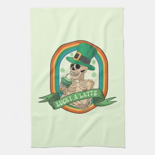Linge De Cuisine Lucky A Latte (Vertical)