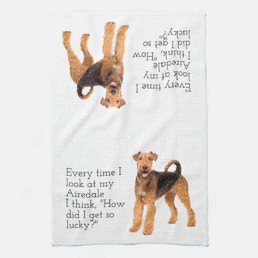 Linge De Cuisine Lucky Airedale (Vertical)
