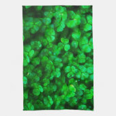 Linge De Cuisine Lucky Celtic Irish Green Shamrocks (Vertical)