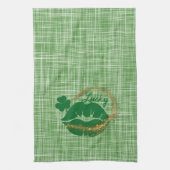 Linge De Cuisine Lucky Green Lips St. Patricks Day (Vertical)