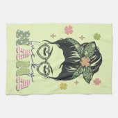 Linge De Cuisine Lucky Mama - Messy Bun - Clover St. Patrick (Horizontal)