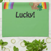 Linge De Cuisine Lucky Monkey Leprechaun (Plié)