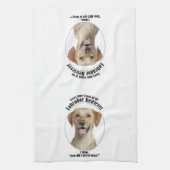 Linge De Cuisine Lucky Yellow Lab (Vertical)