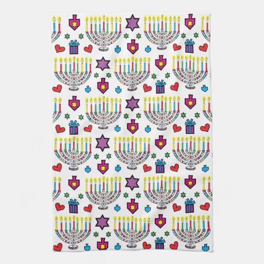 Linge De Cuisine Lumière et lumière Hanoukka Hanukkiah (Vertical)