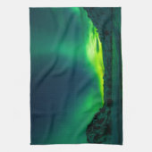 Linge De Cuisine Lumière verte du nord de l'Islande (Vertical)