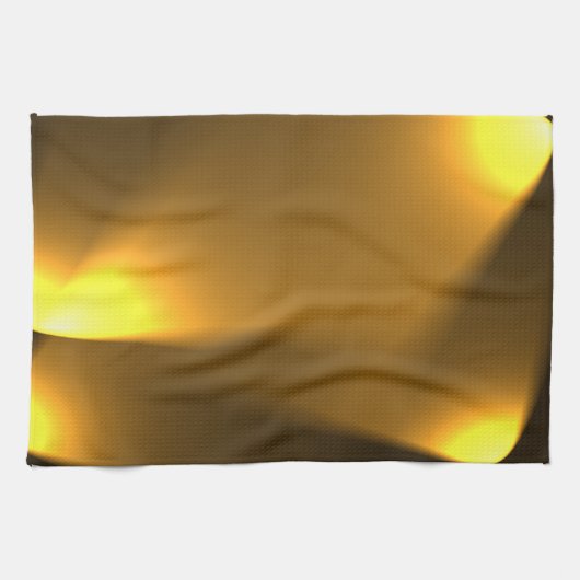 Linge De Cuisine Lumières Dorées (Horizontal)