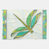 Linge De Cuisine Lumineuse libellule Pastel par Vanna Lam (Horizontal)