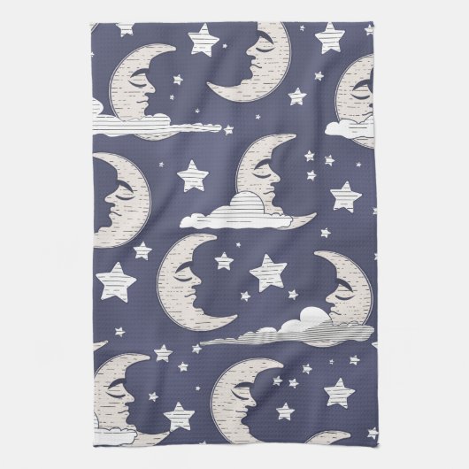 Linge De Cuisine Lune (Vertical)