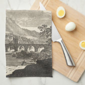 Linge De Cuisine Lune d'époque de la Renaissance par Allain Mallet (Quart Plié)