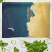 Linge De Cuisine Lune et Cloudscape (Plié)