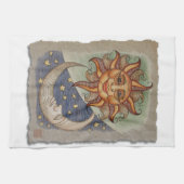 Linge De Cuisine Lune et étoiles de Sun (Horizontal)