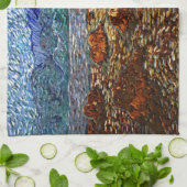 Linge De Cuisine Lune et paysage (Plié)