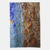 Linge De Cuisine Lune et paysage (Vertical)